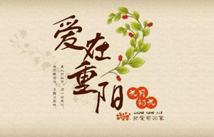 重陽節(jié)，是中國傳統(tǒng)節(jié)日，節(jié)期為每年農歷九月初九。“九”數(shù)在《易經》中為陽數(shù)，“九九”兩陽數(shù)相重，故曰“重陽”；因日與月皆逢九，故又稱為“重九”。九九歸真，一元肇始，古人認為九九重陽是吉祥的日子。古時民間在重陽節(jié)有登高祈福、秋游賞菊、佩插茱萸、拜神祭祖及飲宴祈壽等習俗。傳承至今，又添加了敬老等內涵，于重陽之日享宴高會，感恩敬老。登高賞秋與感恩敬老是當今重陽節(jié)日活動的兩大重要主題。 